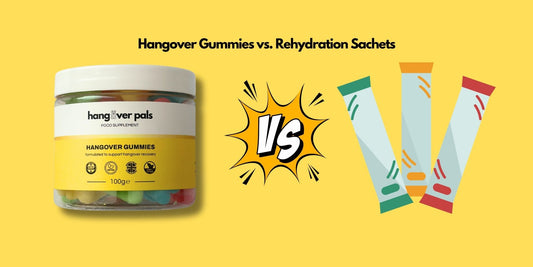 Rehydration Sachets vs Hangover Gummies: Which is Better for Hangover Recovery? - hangover pals